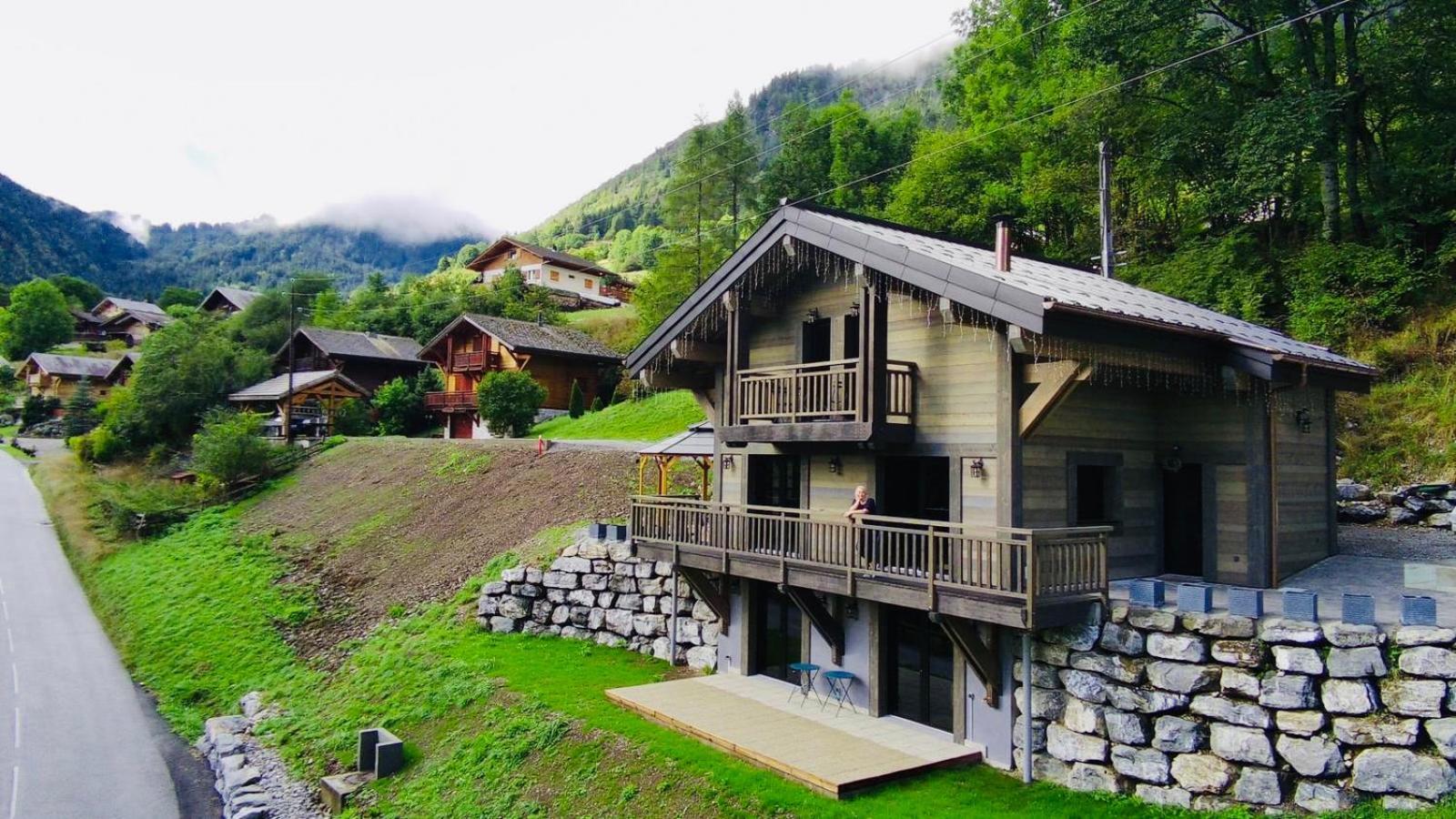 Chalet Du Bonheur Villa Bonnevaux  Exterior foto