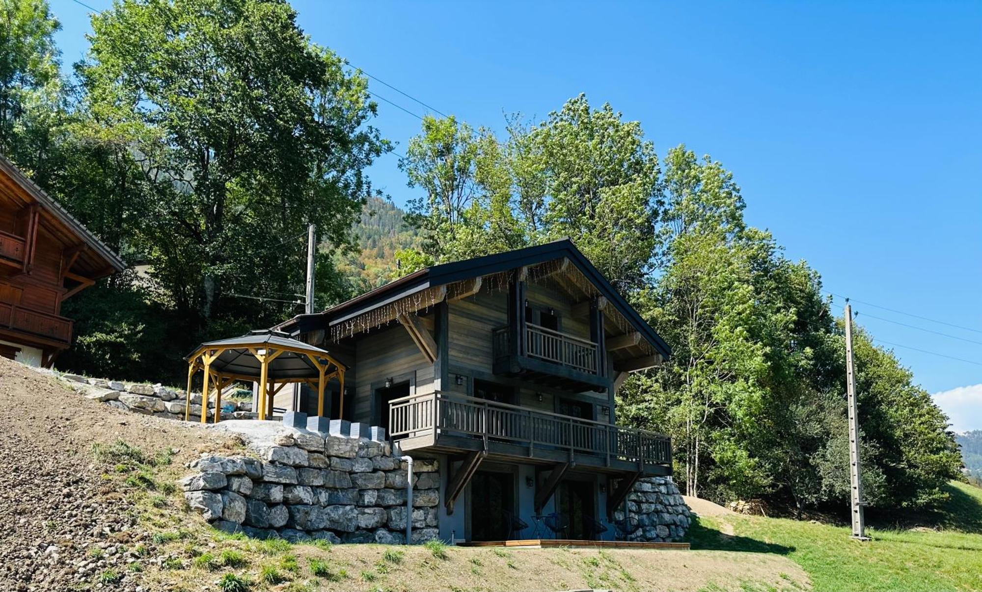 Chalet Du Bonheur Villa Bonnevaux  Exterior foto