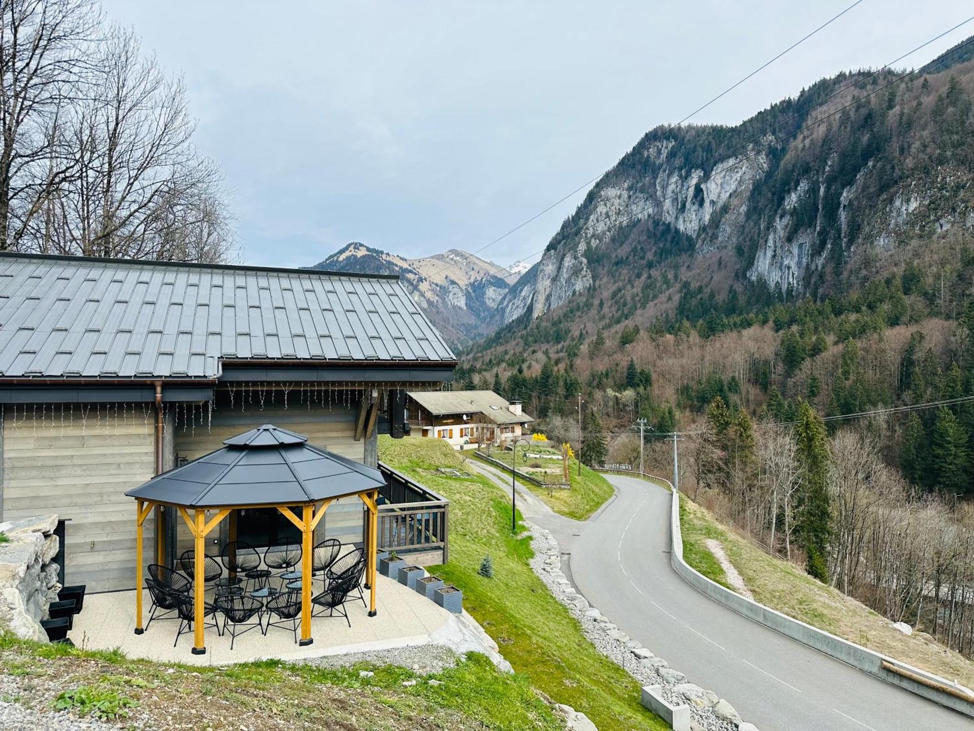 Chalet Du Bonheur Villa Bonnevaux  Exterior foto