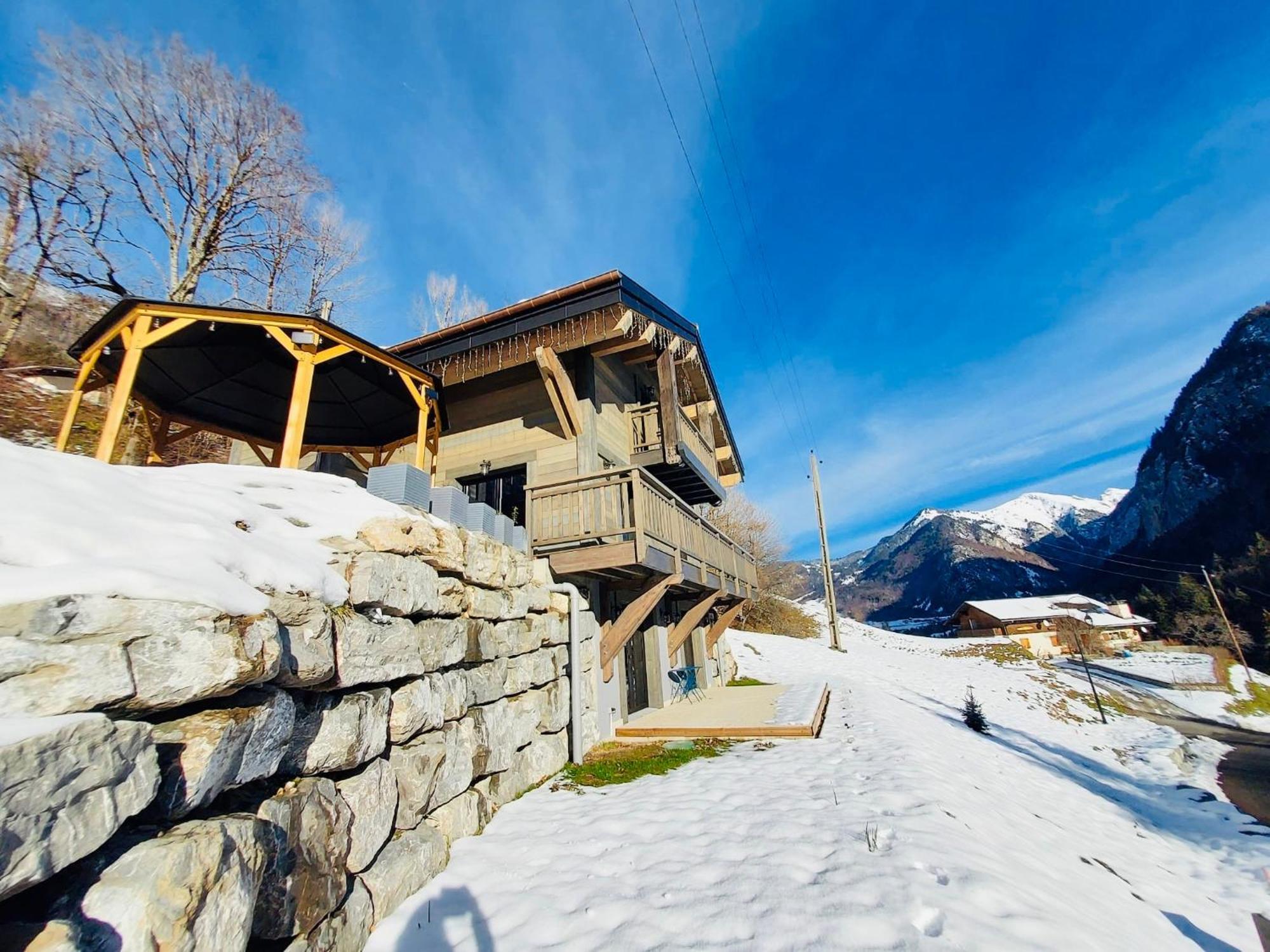 Chalet Du Bonheur Villa Bonnevaux  Exterior foto