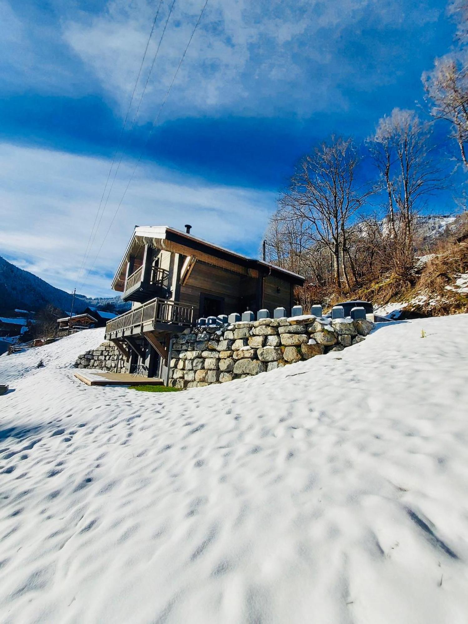 Chalet Du Bonheur Villa Bonnevaux  Exterior foto