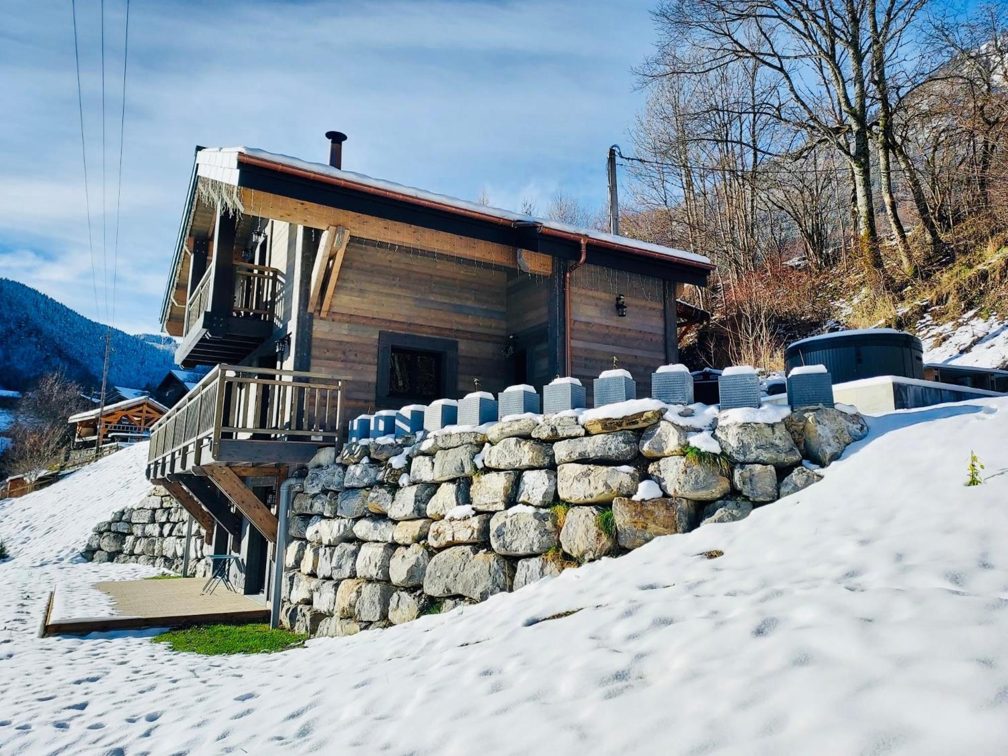 Chalet Du Bonheur Villa Bonnevaux  Exterior foto